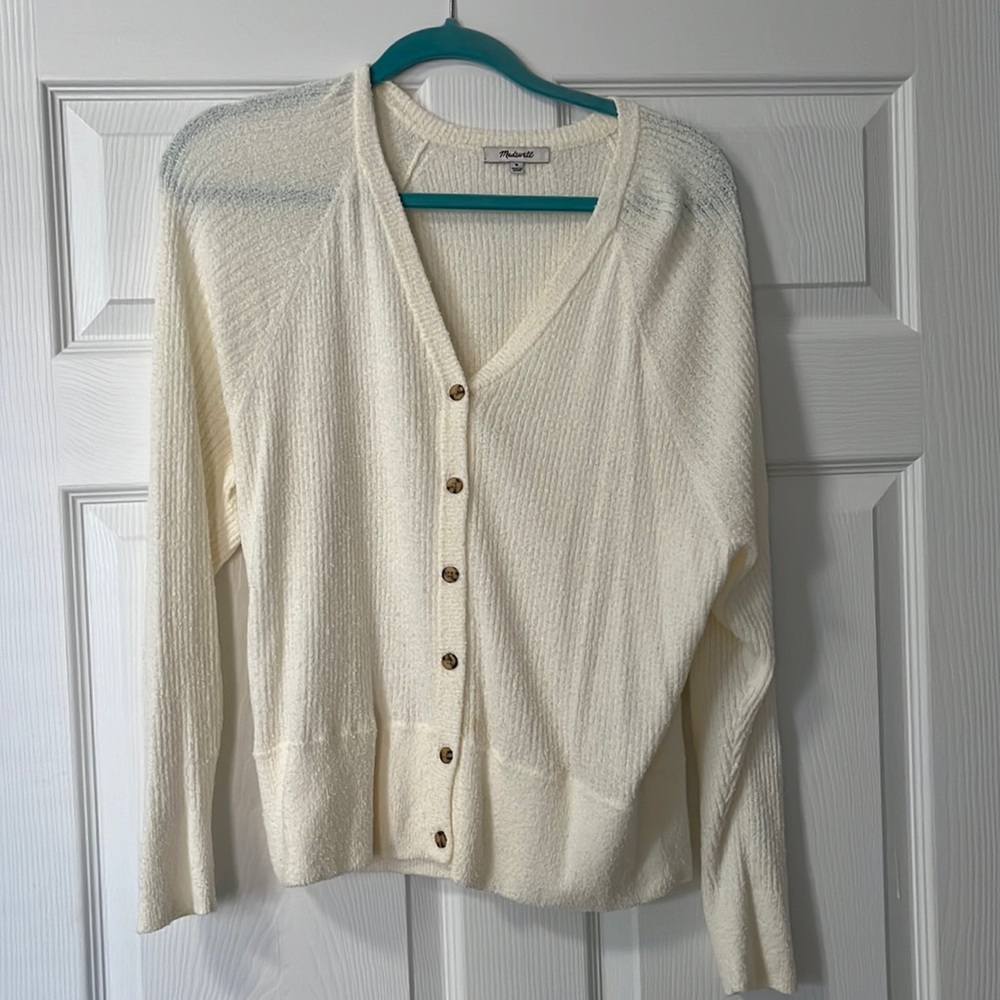 madewell white sweater